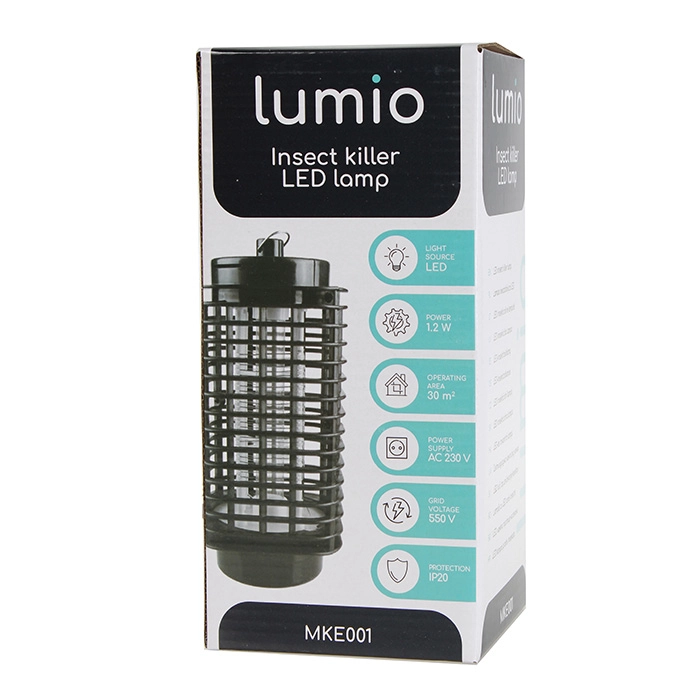 LUMIO moskītu lampa 1 2W 230V