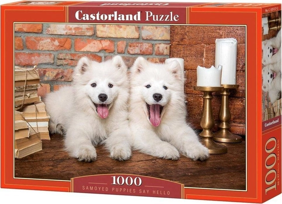Castorland Puzzle 1000 Samoyed Puppies Say