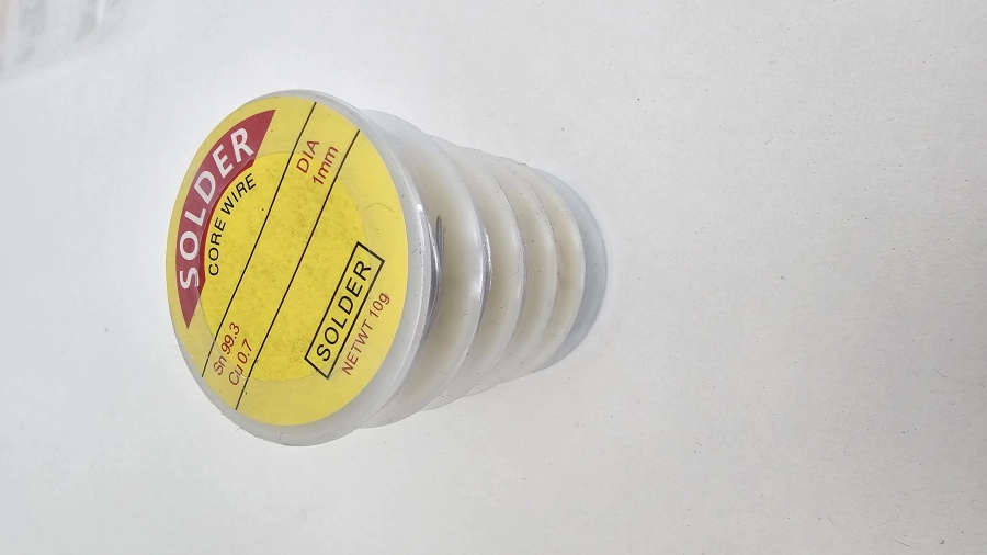 Tin for soldering  1mm  10g  Sn
