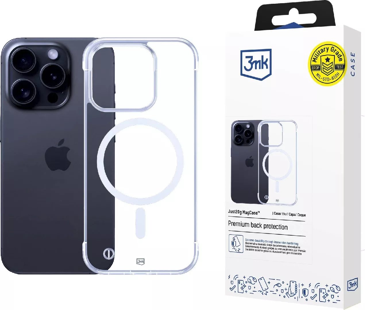 3MK Etui Just20g MagCase do Apple