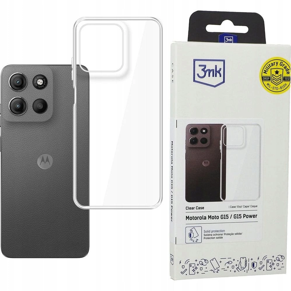 3MK Etui Clear Case do Motorola