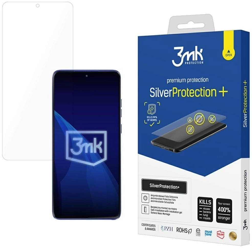 3MK SilverProtect+ Anti-Microbial Film Wet-Mounted for