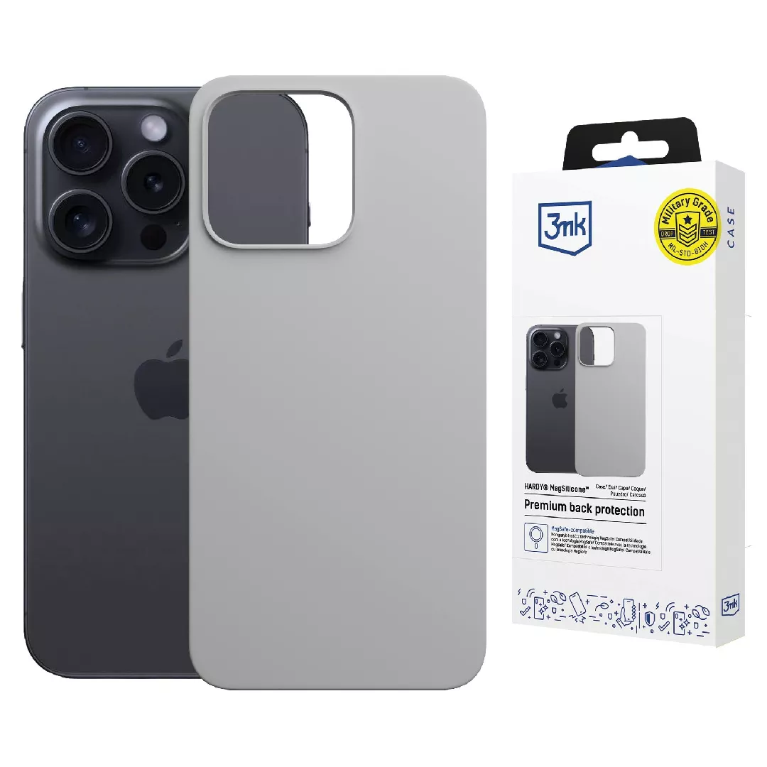 3MK Hardy MagSilicone case for Apple