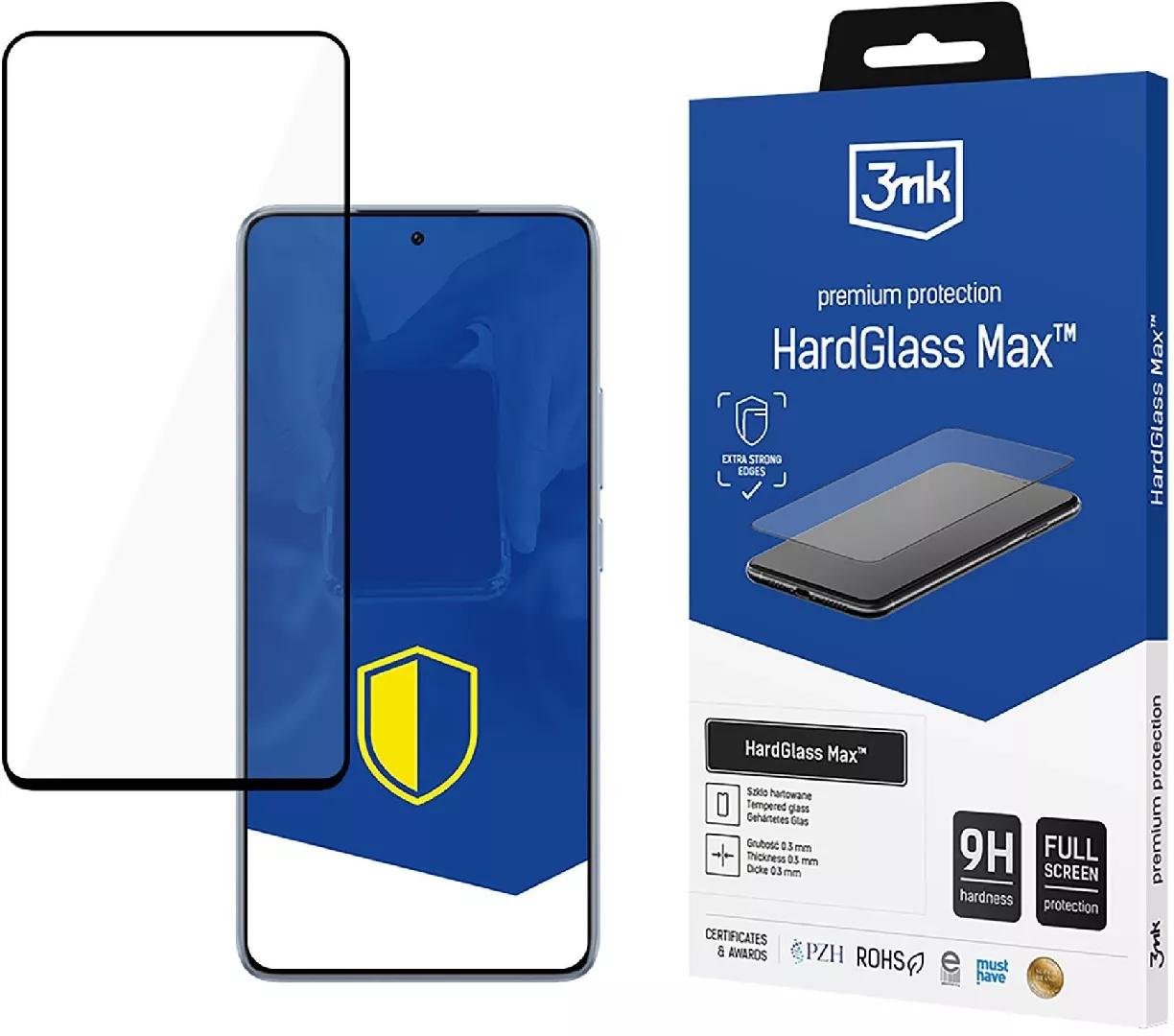 3mk HardGlass Max Black do Xiaomi