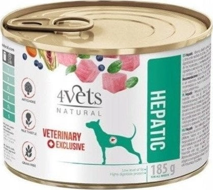 4VETS Natural Hepatic Dog - wet