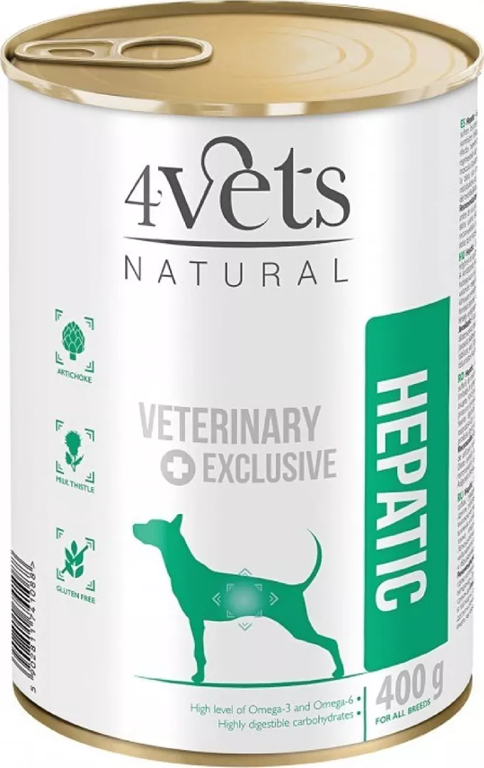 4VETS Natural Hepatic Dog - wet