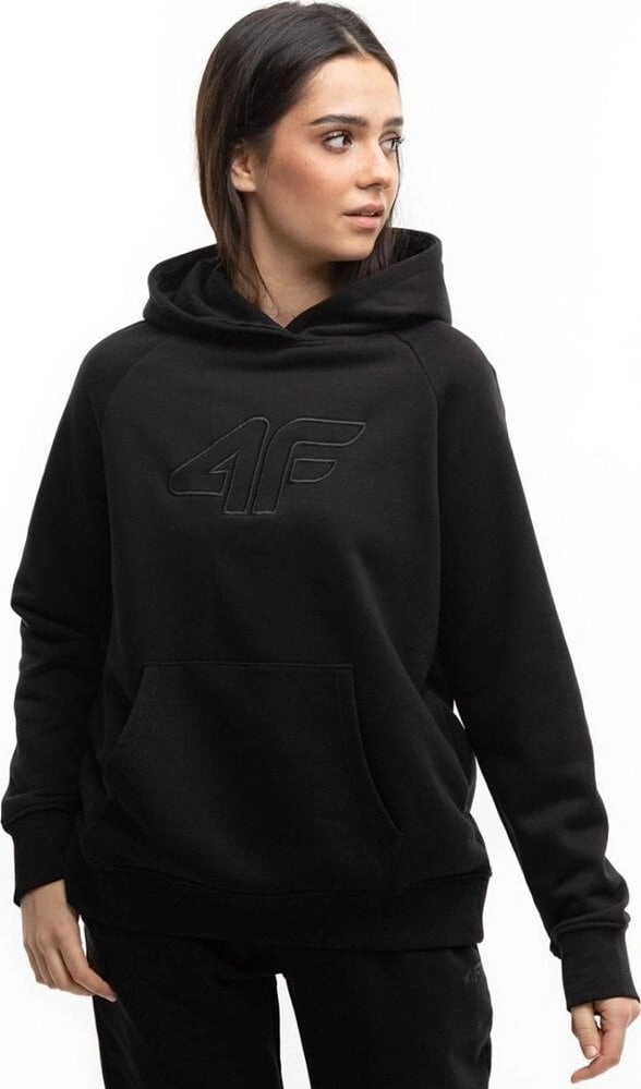 Women````s sweatshirt 4F F0765 deep black