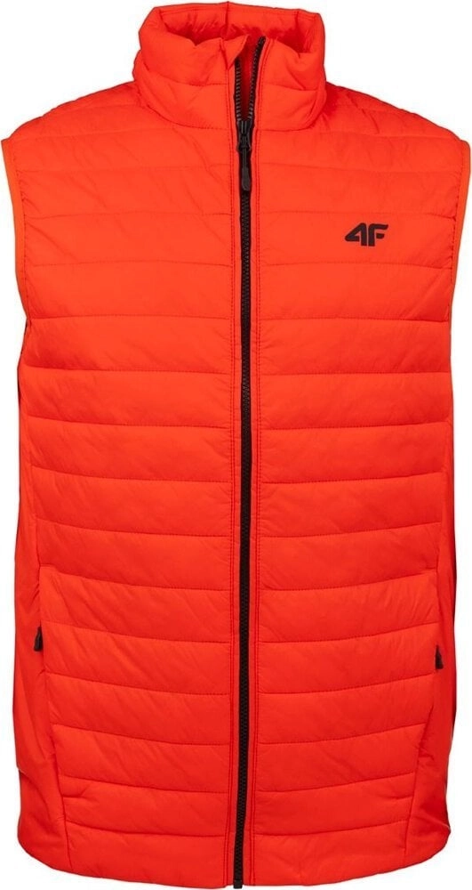 Men````s Down Vest 4F Orange 4FSS23TDJAM082