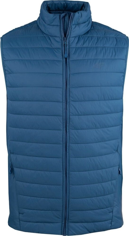 Men````s vest 4F M062 denim 4FAW23TVESM062