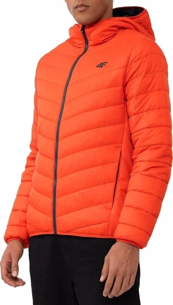Men````s Down Jacket 4F Orange 4FSS23TDJAM085