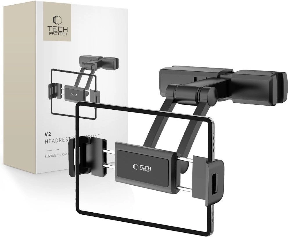 Car holder for tablet smartphone on