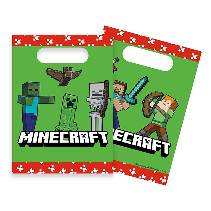 Dāvanu maisiņš papīra Minecraft 4gab. 5201184956595
