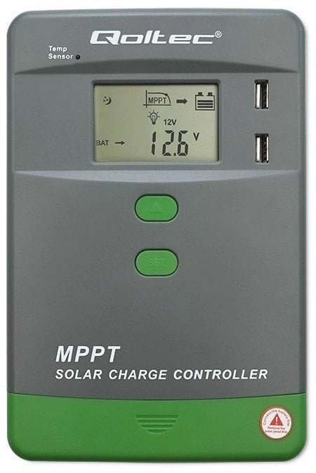 Qoltec Solarny regulator ładowania MPPT z
