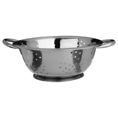 5five Stainless steel colander with handles