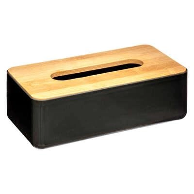 TISSUE BOXPP NATUREO BLACK 155928C 3560238648841