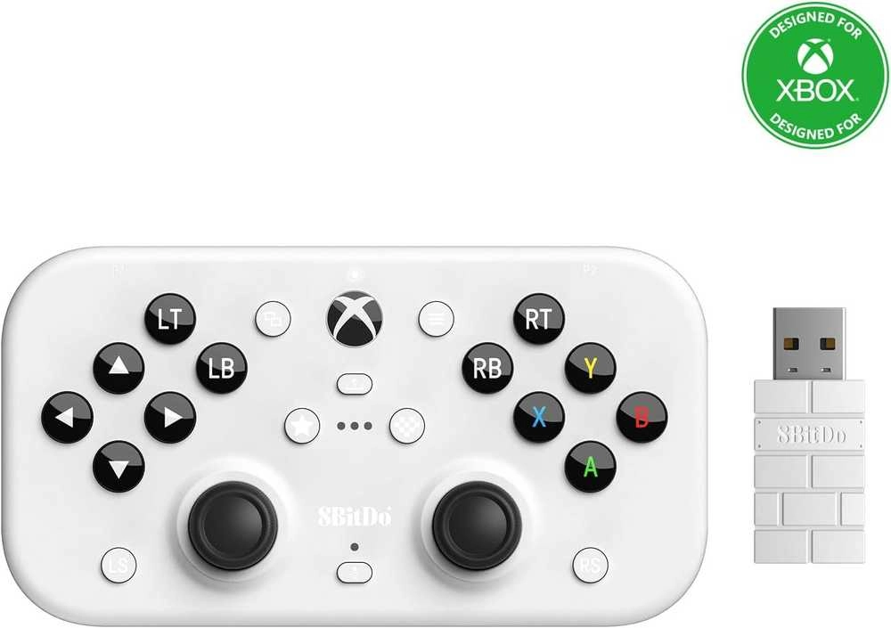 8BitDo Lite SE 2.4G bezvadu kontrolieris Xbox | Balta