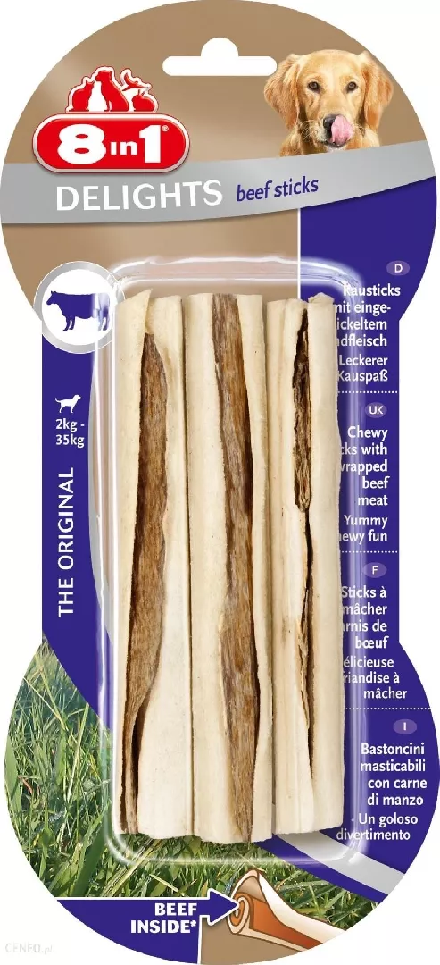 8in1 8in1 Beef Delights Bone Sticks
