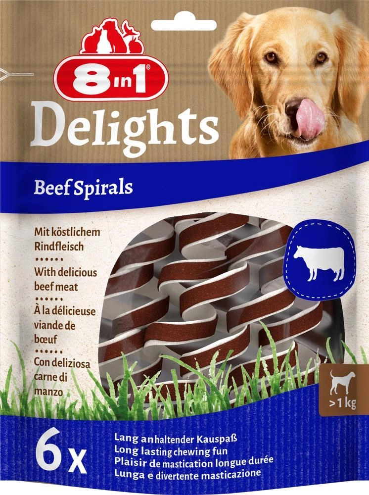 8in1 8in1 Delights Beef Spirals 11251685