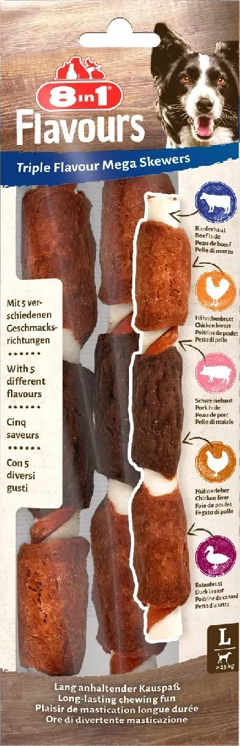Przysmak 8in1 Triple Flavour szaszłyki do