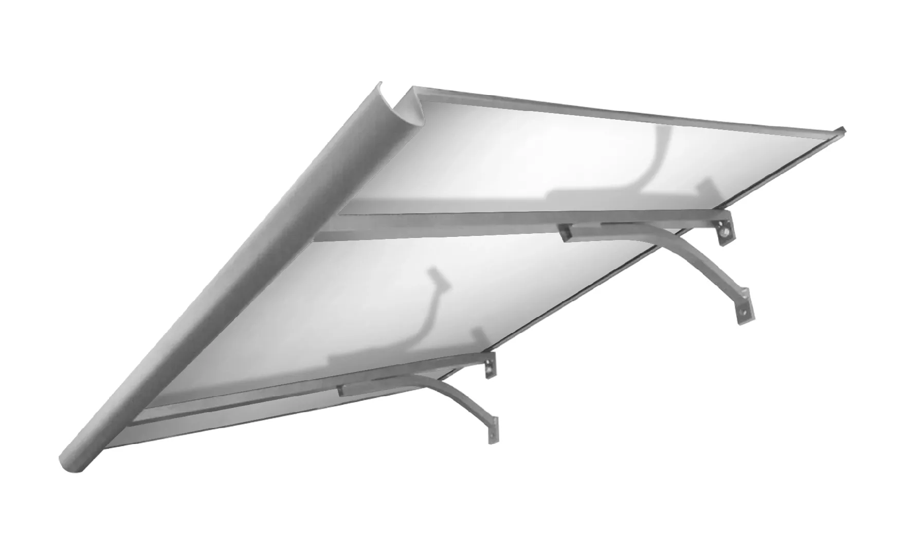 Jumtiņš 140x90cm alumīnija ar tekni 9110133