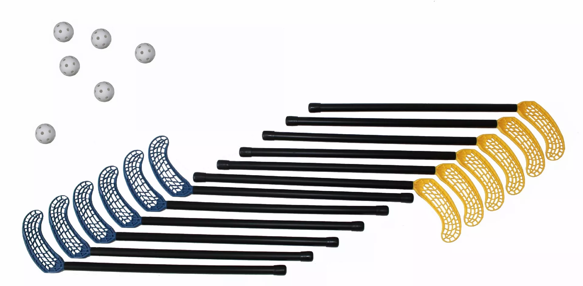 Floorball sticks set: 12 sticks (85