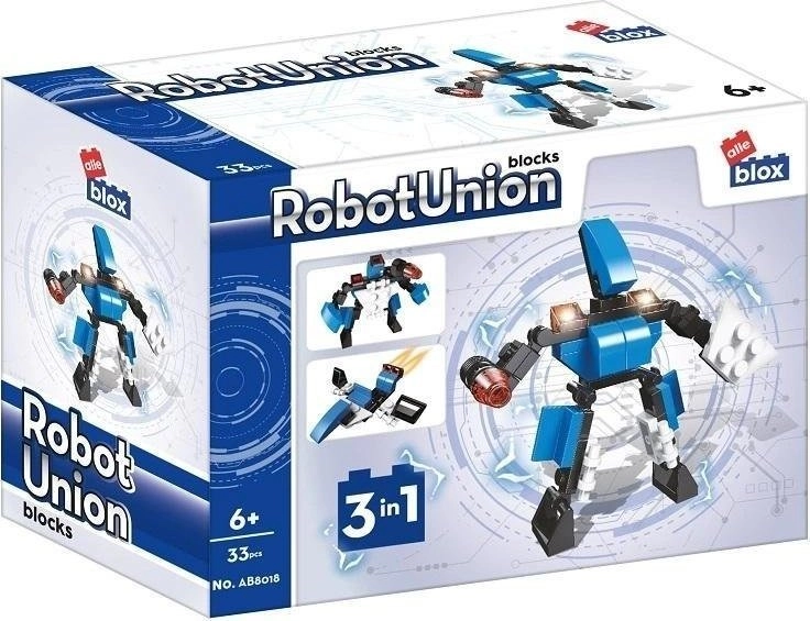 ALLEBLOX Klocki konstrukcyjne Robot 33 elementy