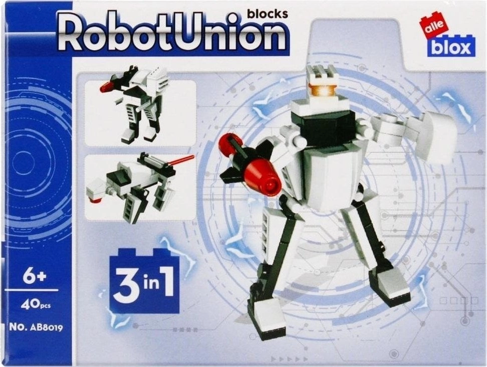 ALLEBLOX Klocki konstrukcyjne Robot 40 elementów