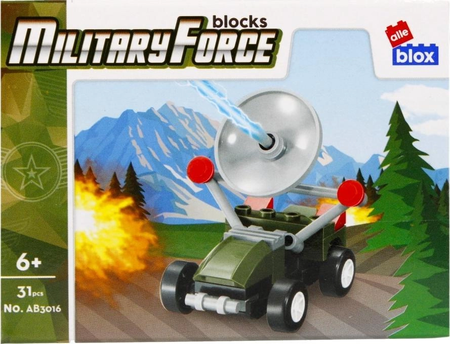 ALLEBLOX Klocki Militaria Pojazd Wojskowy 31
