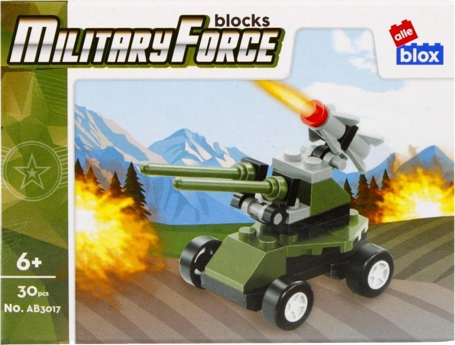 ALLEBLOX Klocki Militaria Pojazd Wojskowy 30