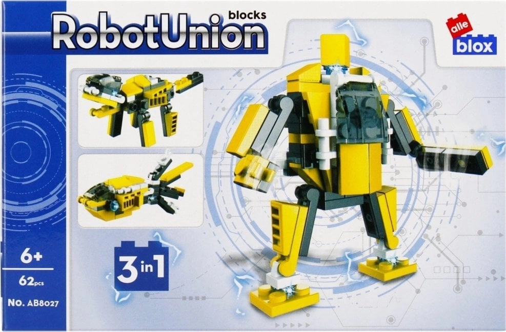 ALLEBLOX KLOCKI KONSTR ALLEBLOX ROBOT 62EL