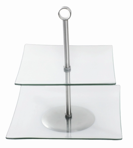 Serving dish with 2 layers of