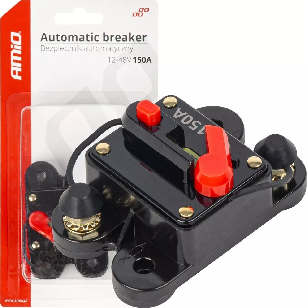 AMiO Samochodowy bezpiecznik automatyczny 150a 12v