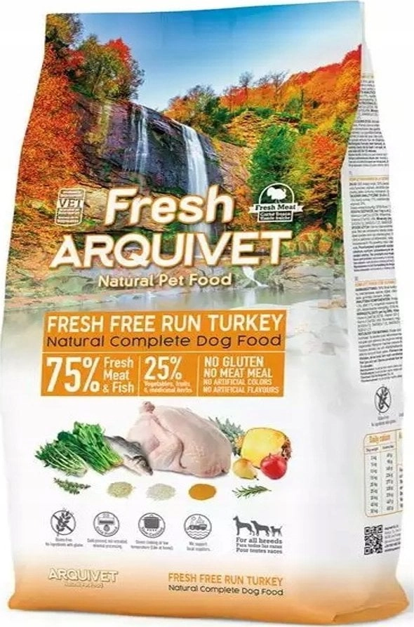 ARQUIVET Fresh Turkey and fish -