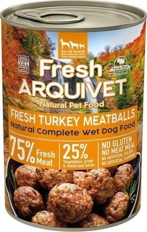 ARQUIVET Fresh Turkey Meatballs - wet