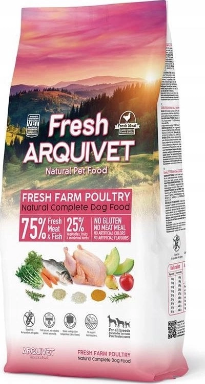 ARQUIVET Fresh Chicken and oceanic fish