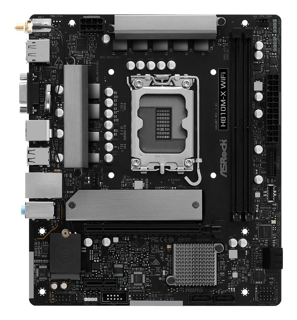 ASRock H810M-X WIFI - motherboard -