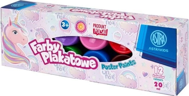 ASTRA art-pap Poster paints 12 colors