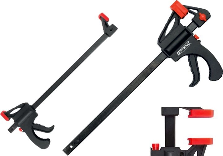 AWTools ścisk stolarski szybkozaciskowy 250mm (AW20137)