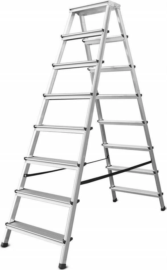 Ladder stool 8 steps 125 kg