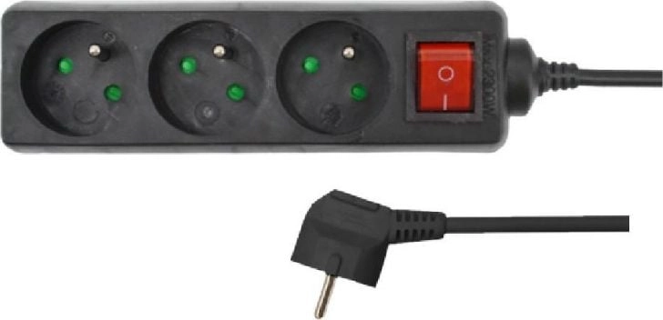 AWTools power strip 4 sockets 3