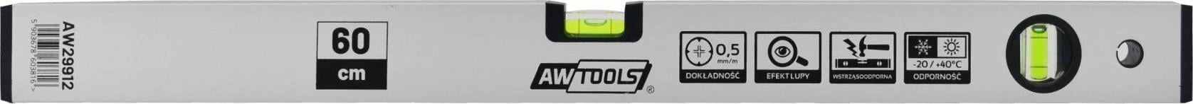AWTools AWTOOLS ALUMINUM LEVEL 60cm AW29912