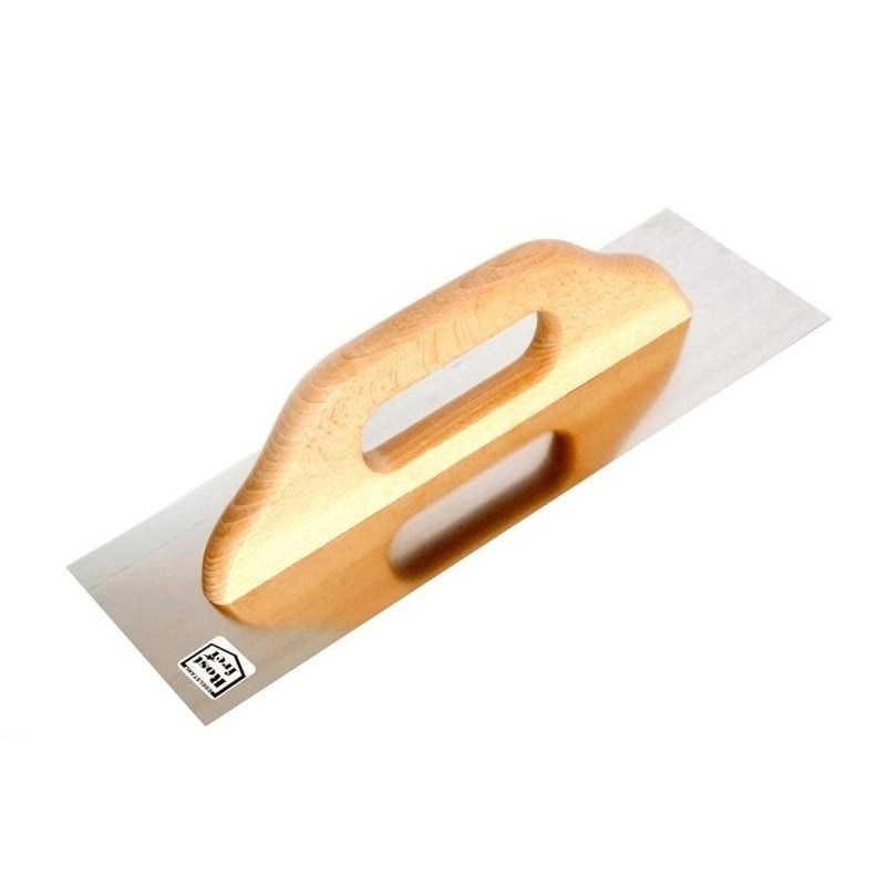 AWTools Metal trowel 380mm wooden handle