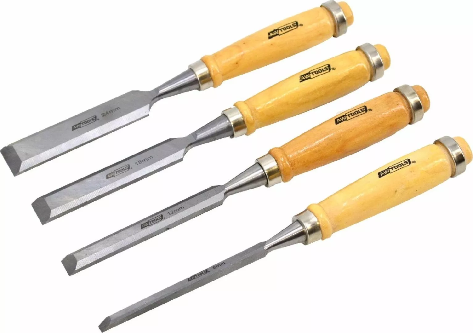 AWTools AWTOOLS SET OF CHISELS WITH