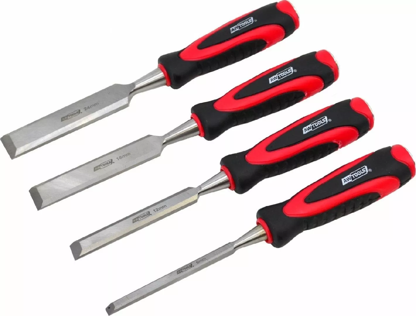 AWTools AWTOOLS SET OF CHISELS WITH