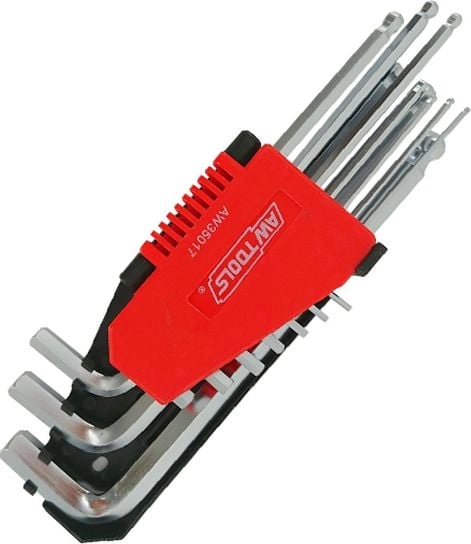 AWTools Allen keys 10 pieces with
