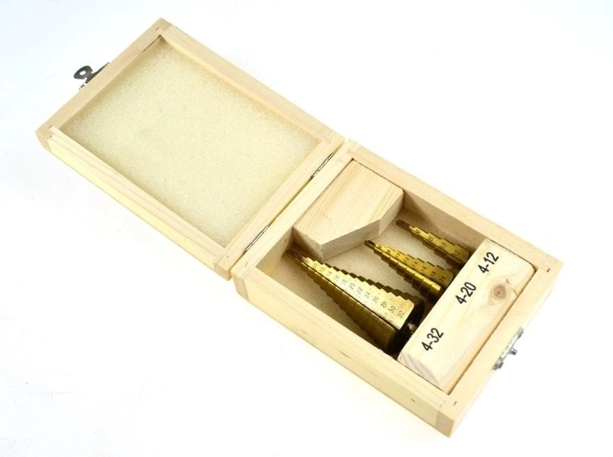 AW HSS-TIN STEP DRILLS SET OF