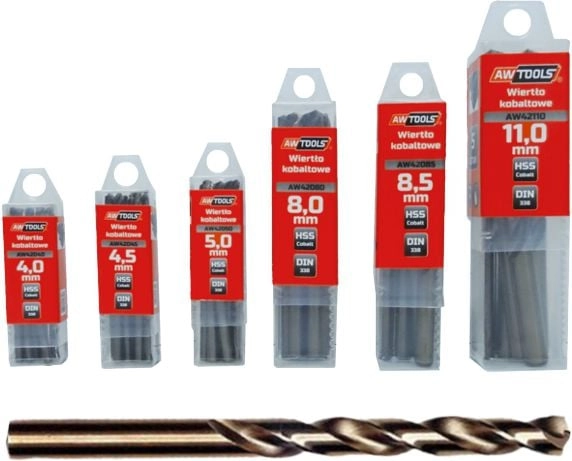 AWTools metal drill cobalt cylindrical 3