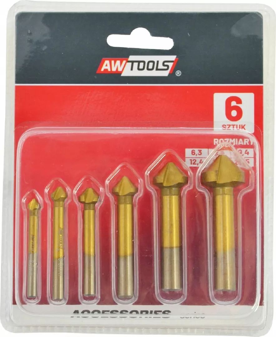AWTools drill AWTOOLS CONE COUNTERSINK SET