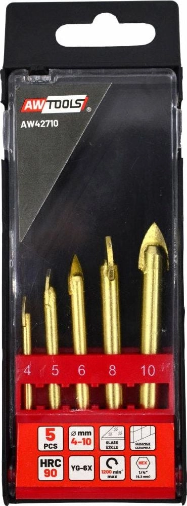 AWTools AW drill bit SET OF