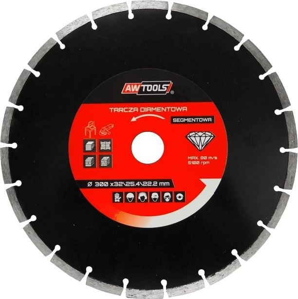 AWTools diamond disc 350x32-25.4-22.2